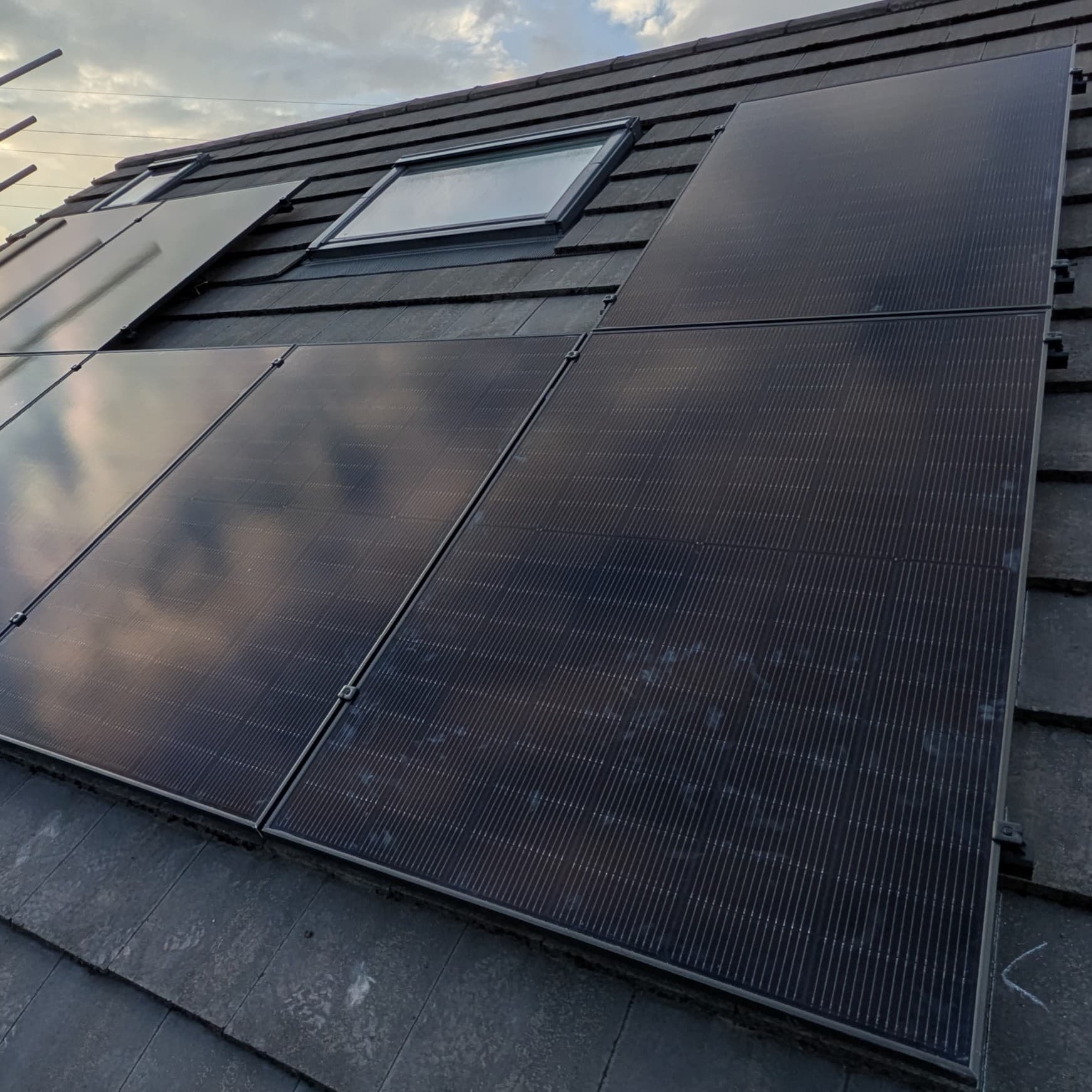 Solar panels installed by Vimma
